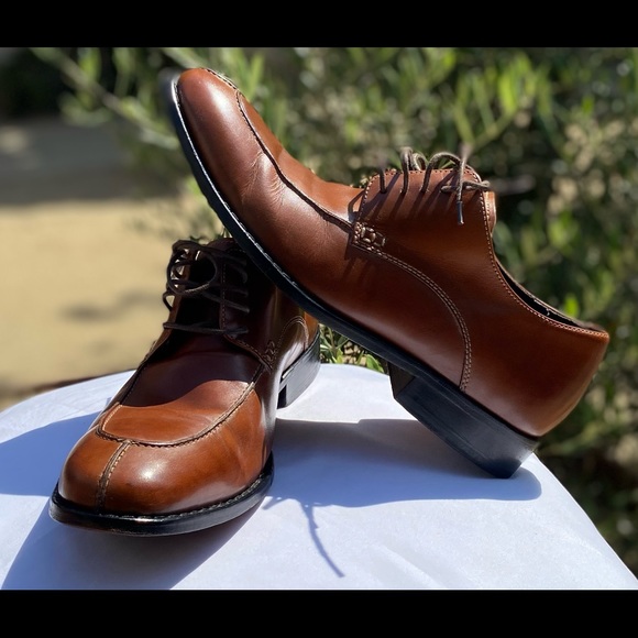 NW Cole Haan Nike Air Leather Oxfords, Sz 8.5M - Picture 1 of 11